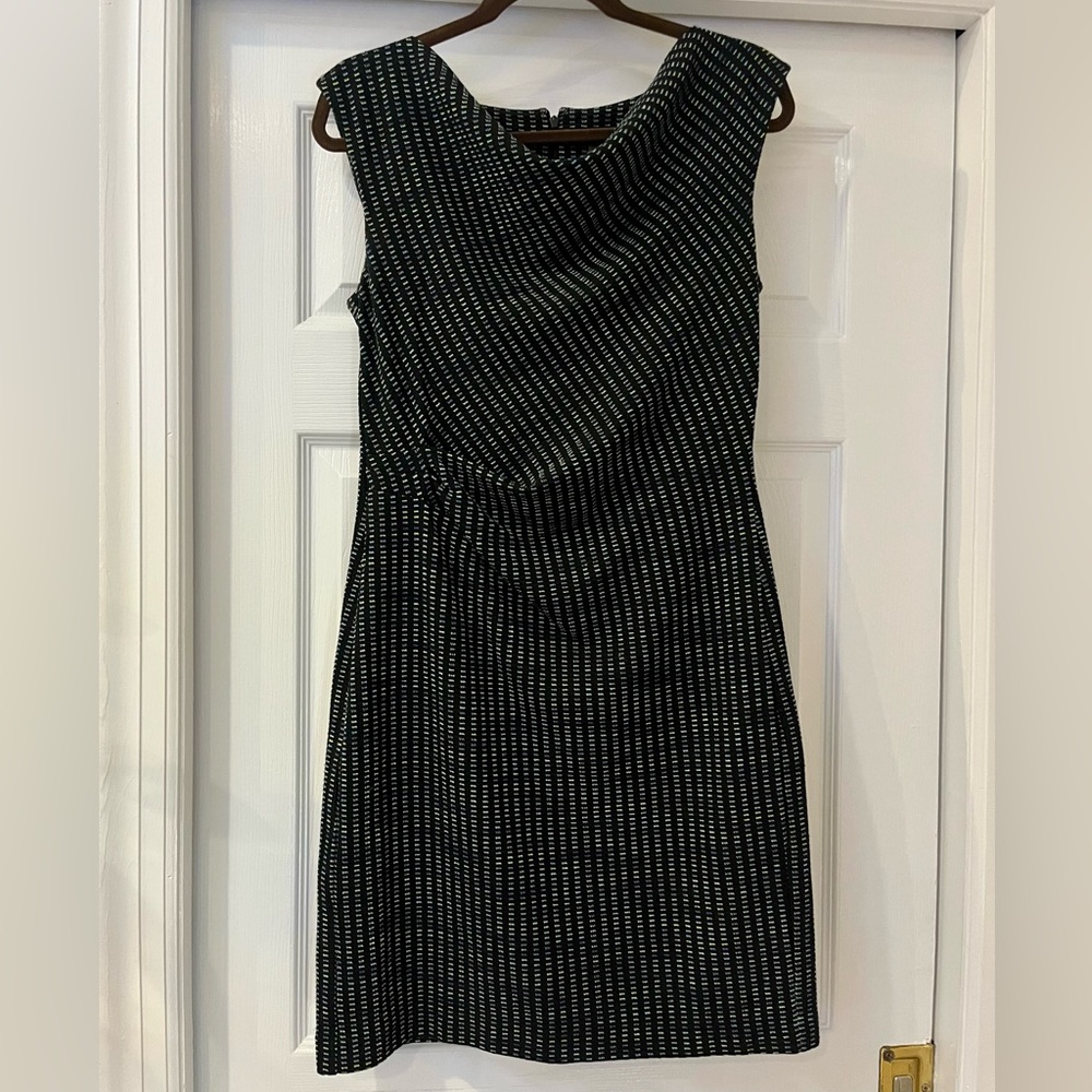 Anne Taylor Petite Black and White Dress